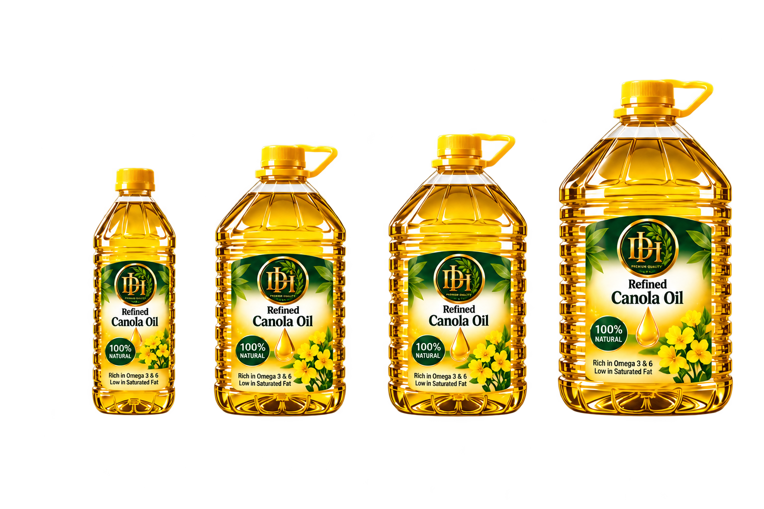 DH canola 1 L · fond transparent