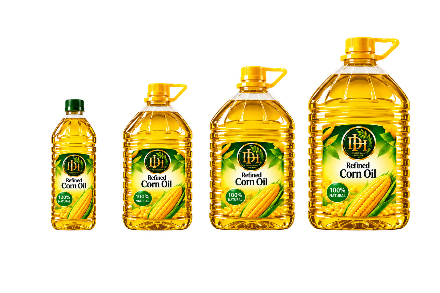 DH corn 1 L · fond transparent