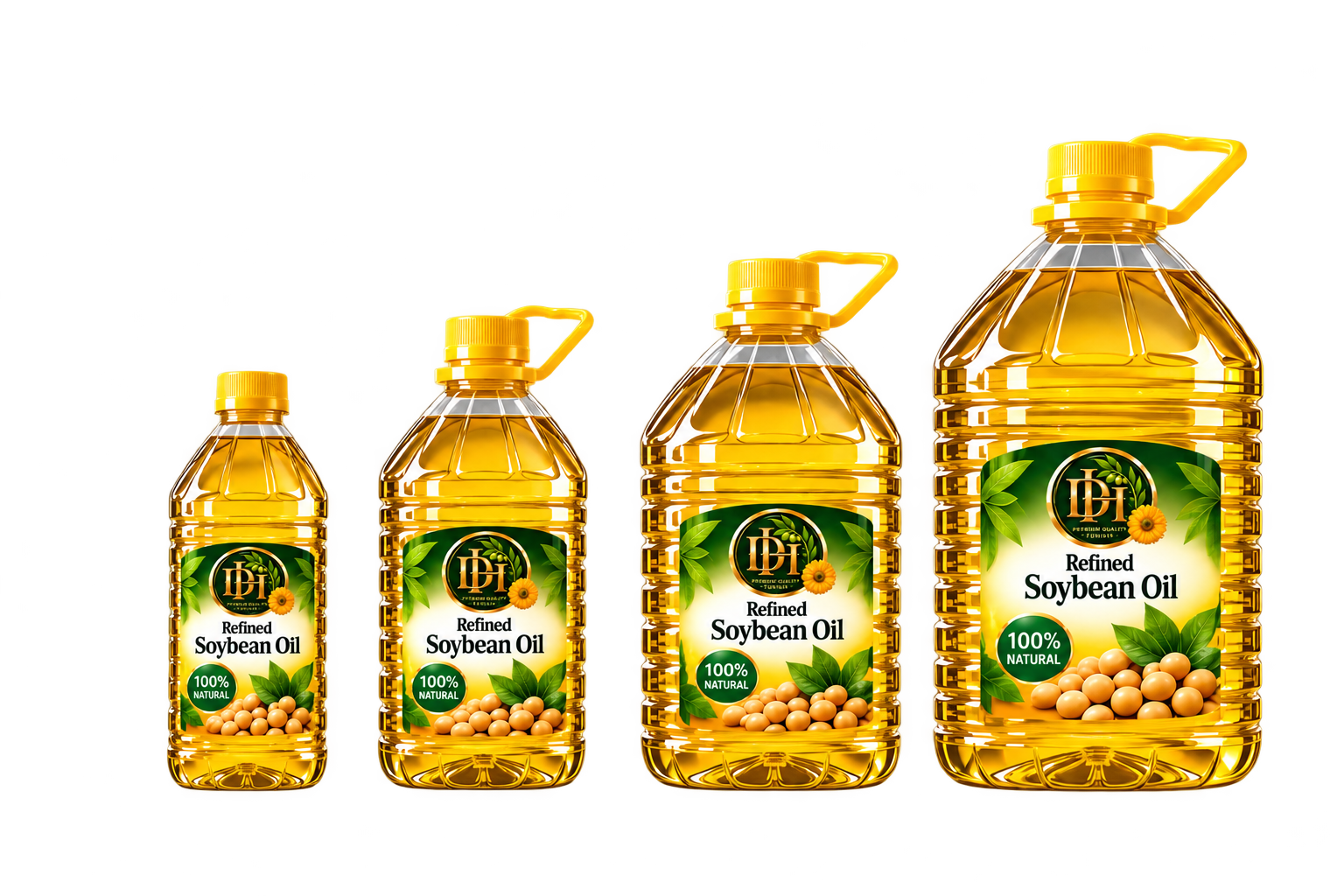 DH soybean 1 L · fond transparent