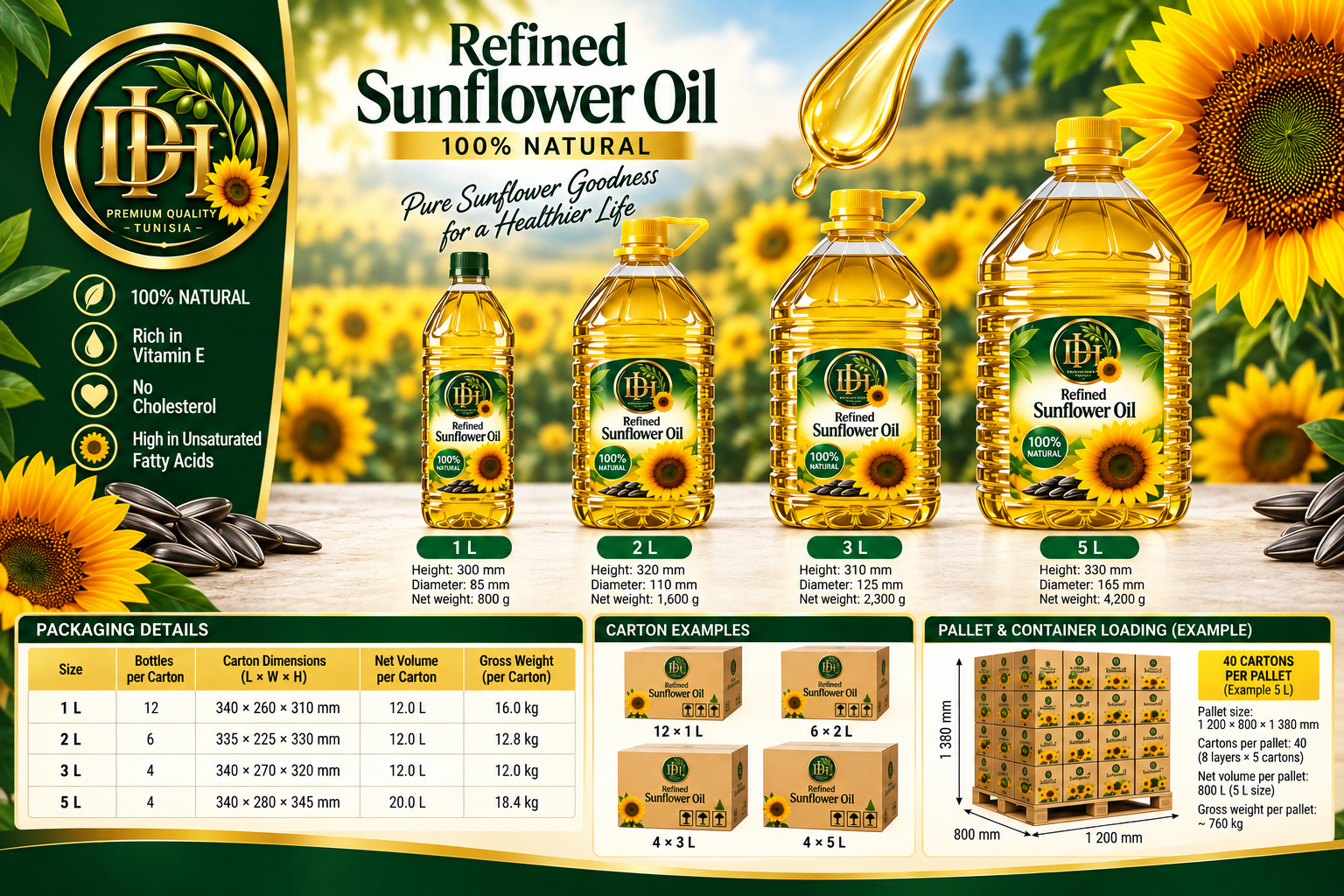 DH Refined Sunflower Oil