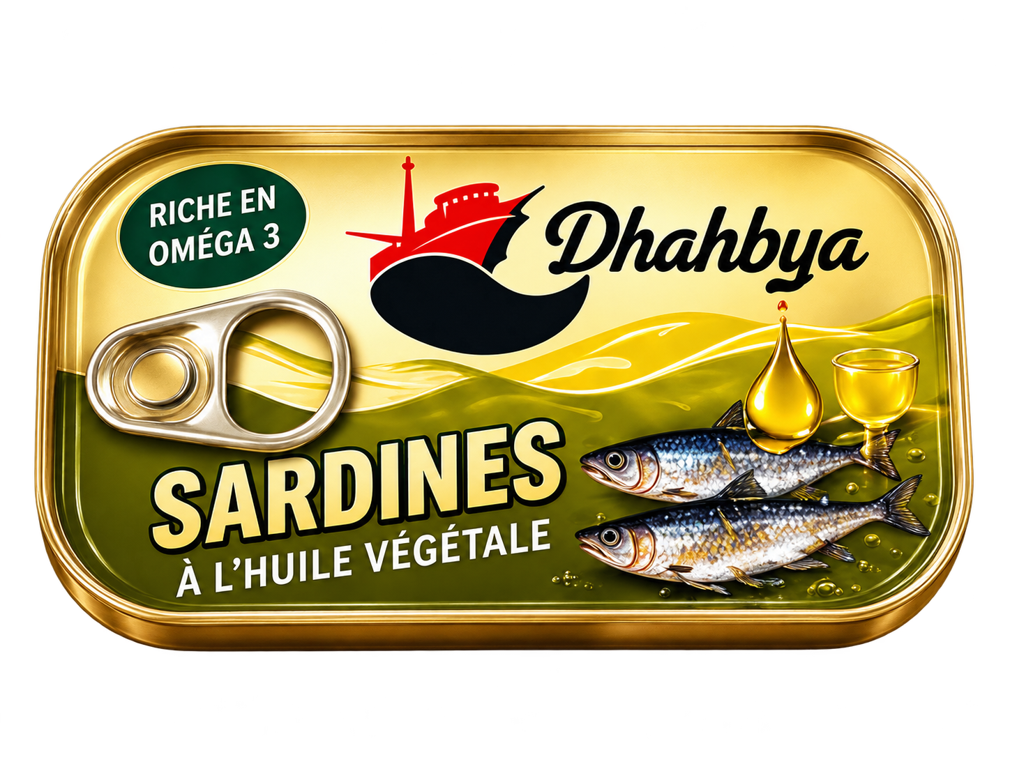 Sardines à l’huile végétale